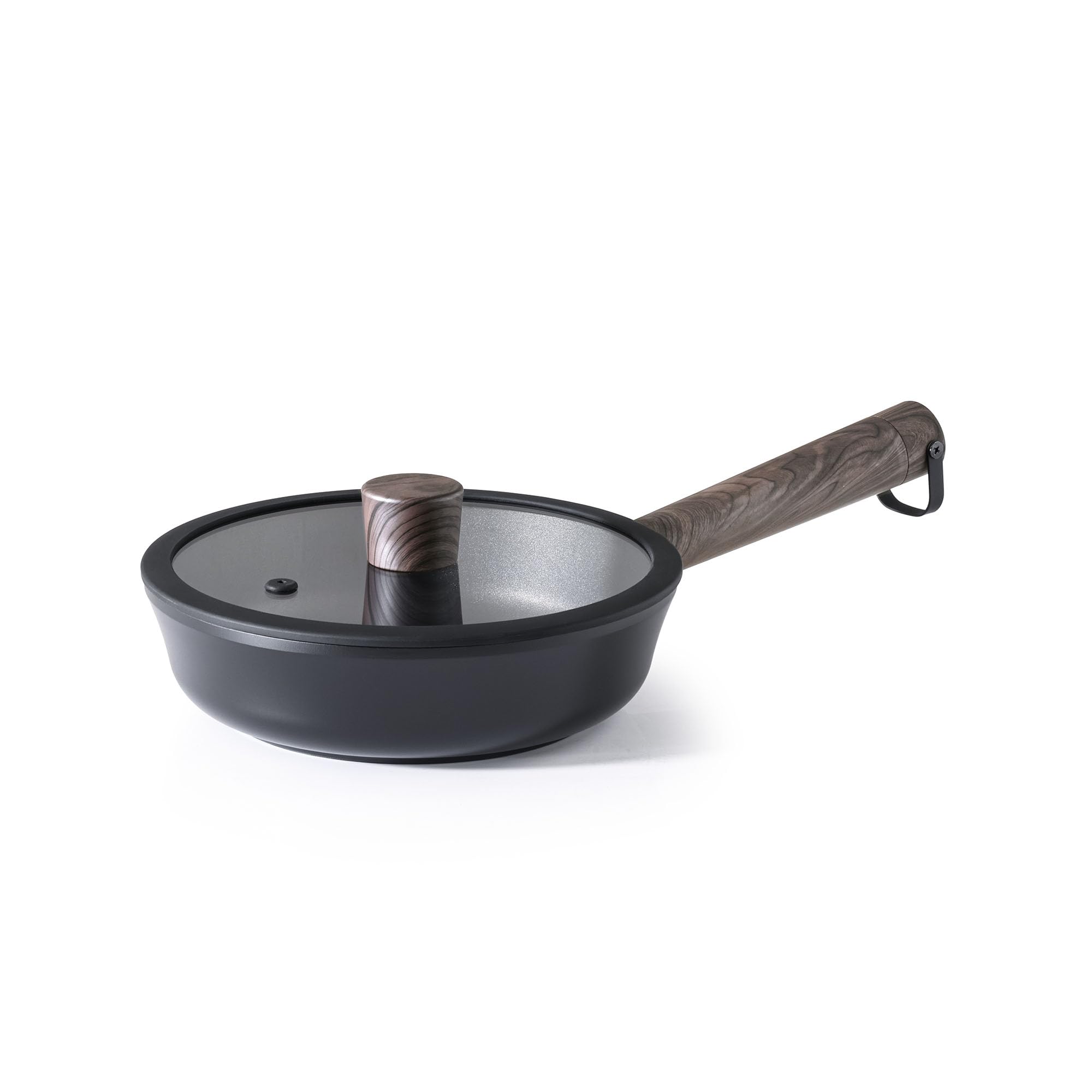 Amazon.co.jp: SENSARTE 深型フライパン 20cm 蓋付き ノンスティック